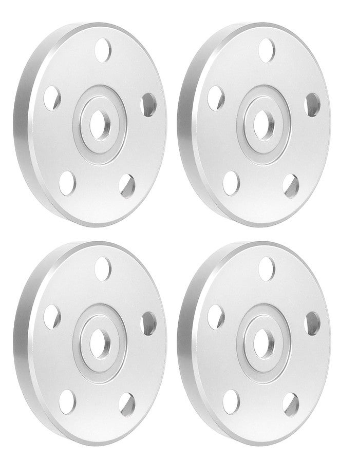 TOOMOD Aluminum Wheel Hex Hub adapters for Tamiya Super ClodBuster Bullhead Upgrades Replace Parts (Silvery) - Image 1